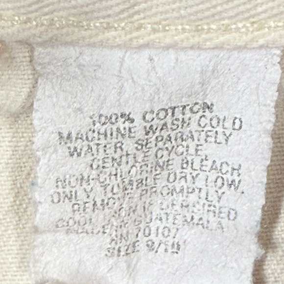 90s Basic Editions White Pleated High Waisted Shorts Cotton Women's 9/10 - Picture 6 of 11